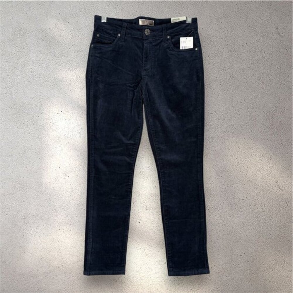 KUT From The Kloth Catherine Boyfriend Size 00P Women’s Navy Corduroy Pants